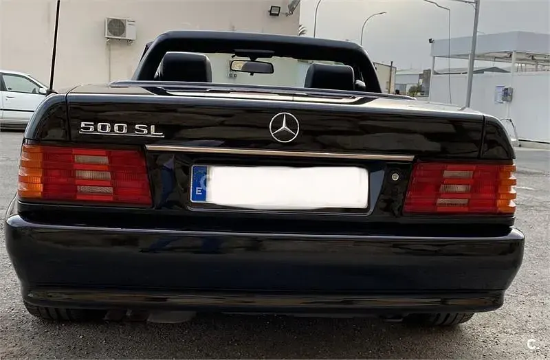 Usado Mercedes SL500 320 CV (235 kW) 1993 Negro Descapotable