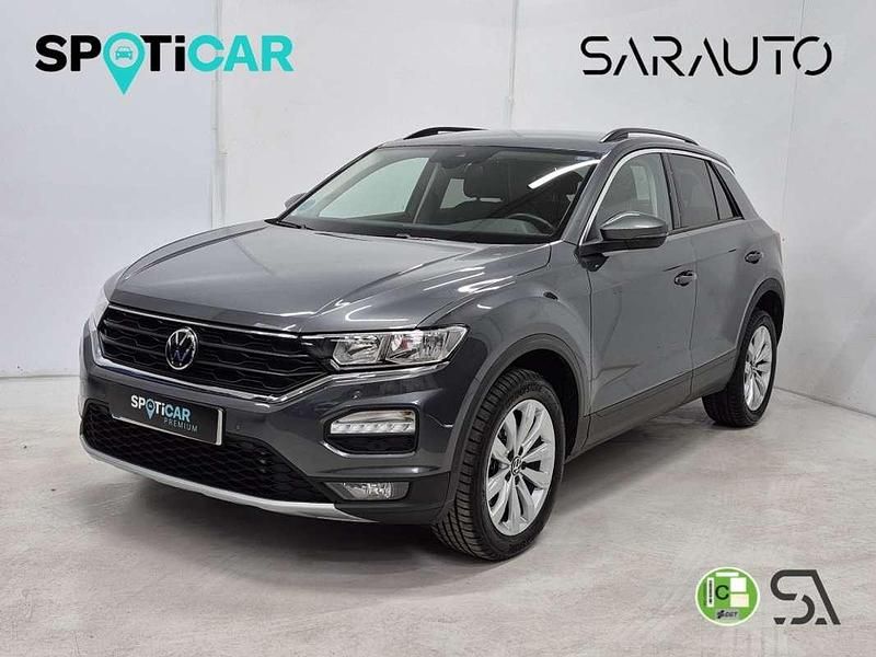 Gris Usado 2021 VW T-Roc Advance SUV | 24.300 € (Precio justo) - Imagen 1/4