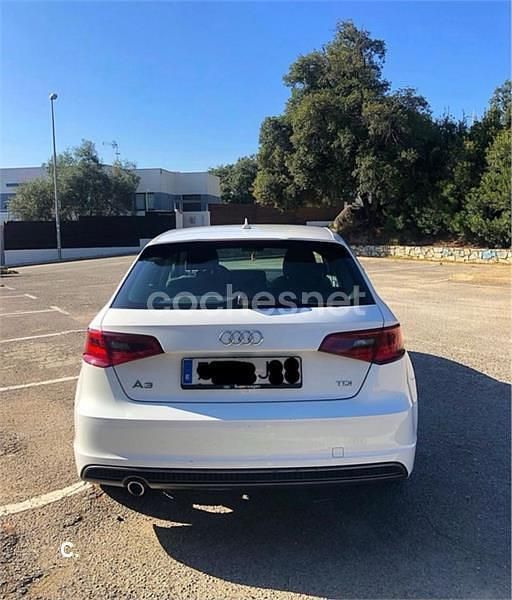 Usado Audi A3 S-Line 110 CV (80 kW) 2016 Blanco Berlina