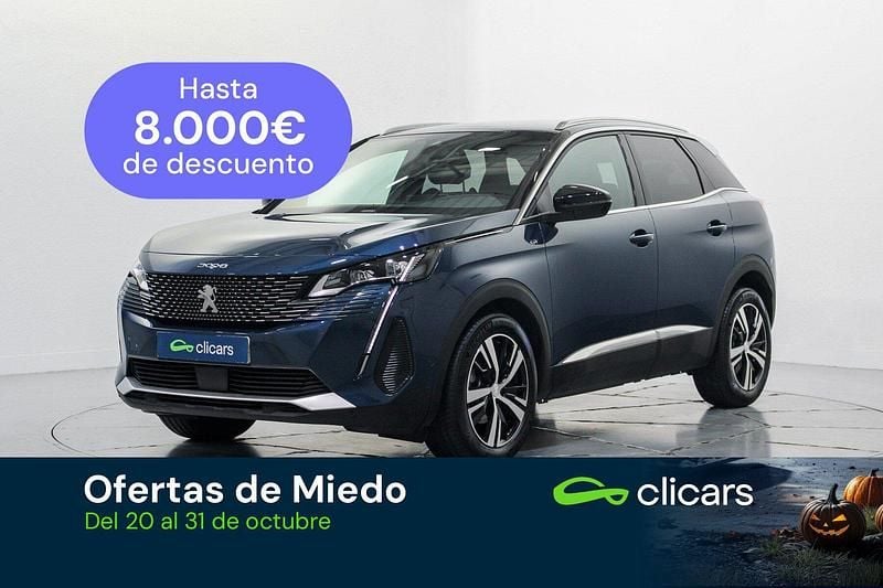 Azul Usado 2023 Peugeot 3008 GT SUV | 23.990 € (Precio justo) - Imagen 1/4