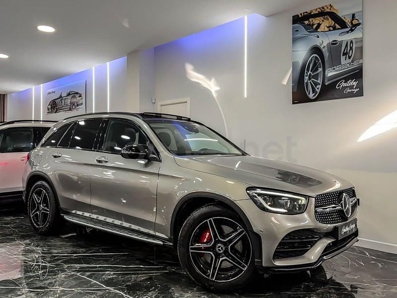 Usado Mercedes GLC220 194 CV (142 kW) 2020 Gris / plata SUV