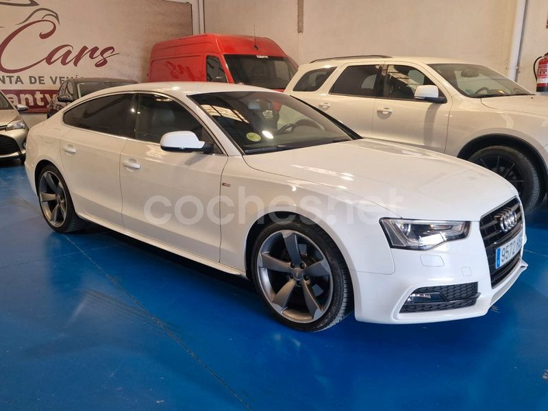 Usado Audi A5 Sportback S-Line 177 CV (130 kW) 2013 Blanco Utilitario