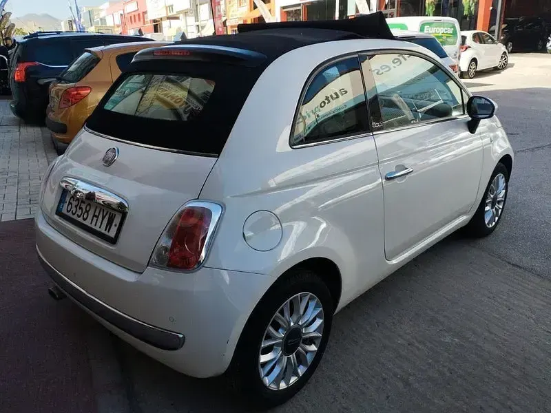 Usado Fiat 500C S 69 CV (50 kW) 2014 Blanco Descapotable