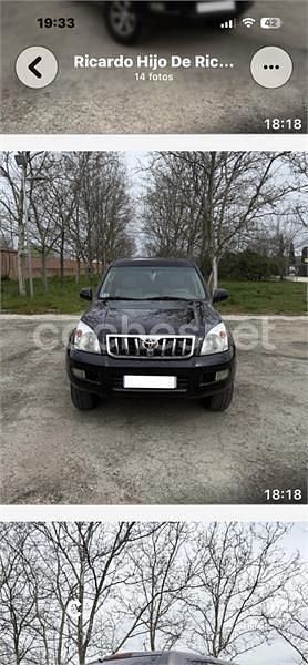 Usado Toyota Land Cruiser 166 CV (122 kW) 2007 Negro SUV