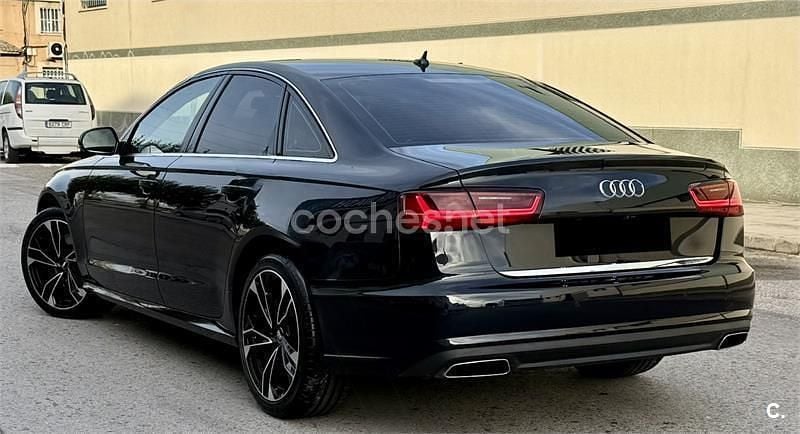 Usado Audi A6 S-Line 218 CV (160 kW) 2016 Negro Familiar