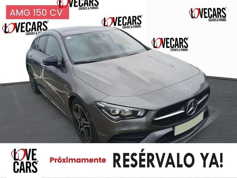 Gris Usado 2021 Mercedes CLA200 Shooting Brake Familiar | 30.700 € (Precio justo) - Imagen 1/1