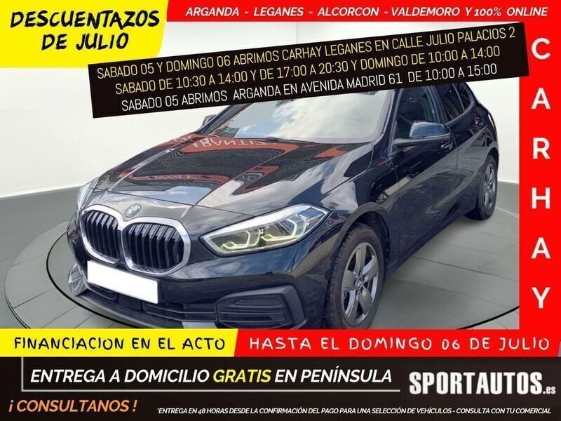 Negro Usado 2020 BMW 116 Utilitario | 18.590 € (Buen precio) - Imagen 1/4