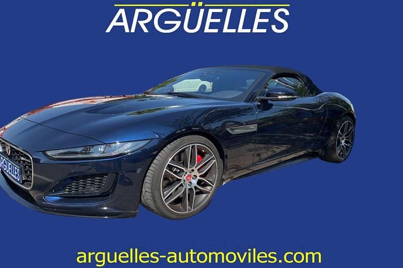 Azul Usado 2021 Jaguar F-Type R-Dynamic Descapotable | 77.500 € - Imagen 1/4