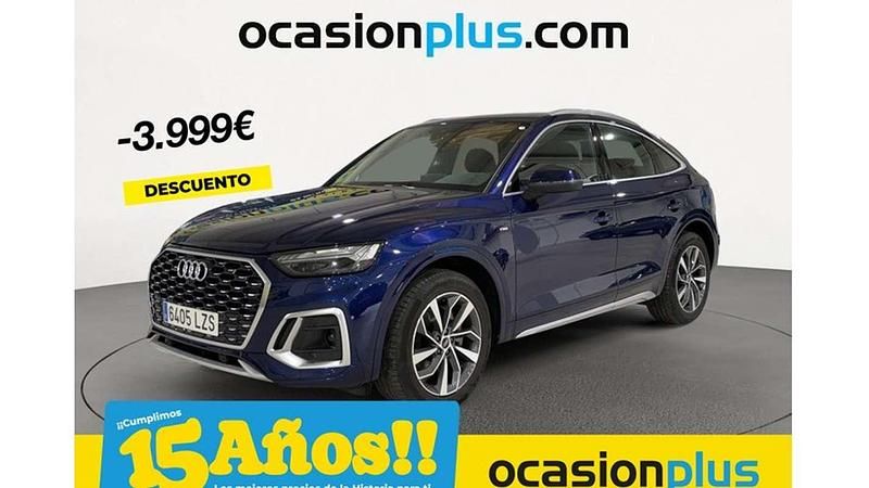 Azul Usado 2022 Audi Q5 Sportback S-Line SUV | 39.082 € (Super precio) - Imagen 1/4