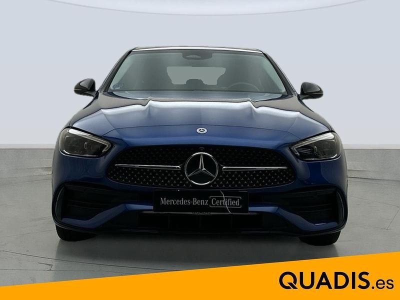 Usado Mercedes C300e AMG line 313 CV (230 kW) 2024 Azul espectral Berlina