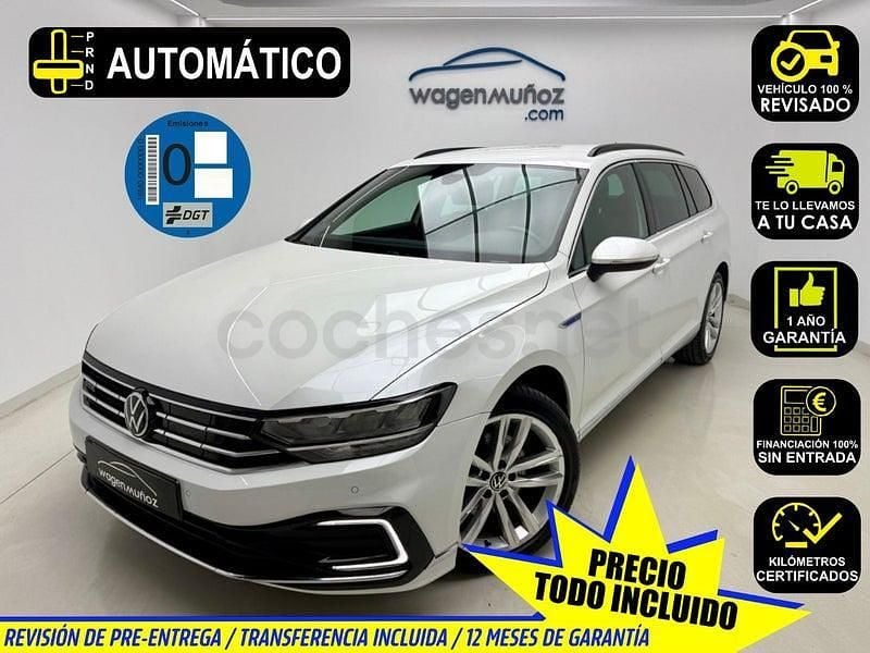 Usado VW Passat GTE 218 CV (160 kW) 2021 Blanco Familiar