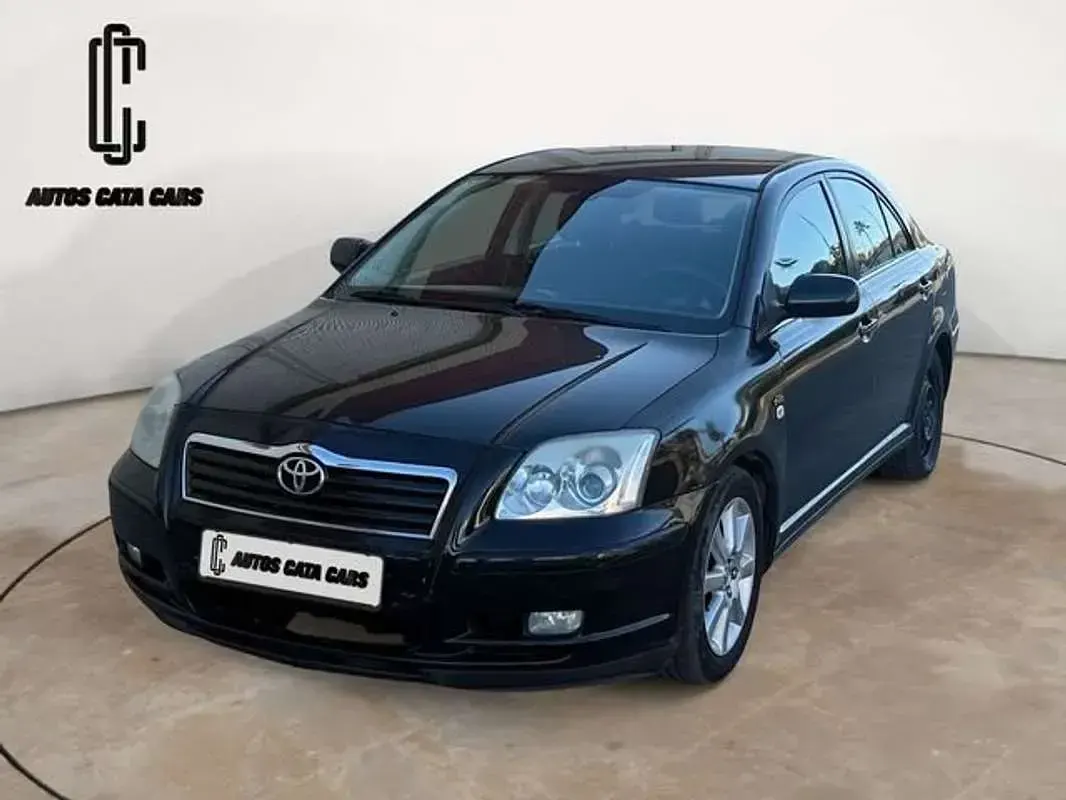 Usado Toyota Avensis Sol 116 CV (85 kW) 2003 Negro Berlina