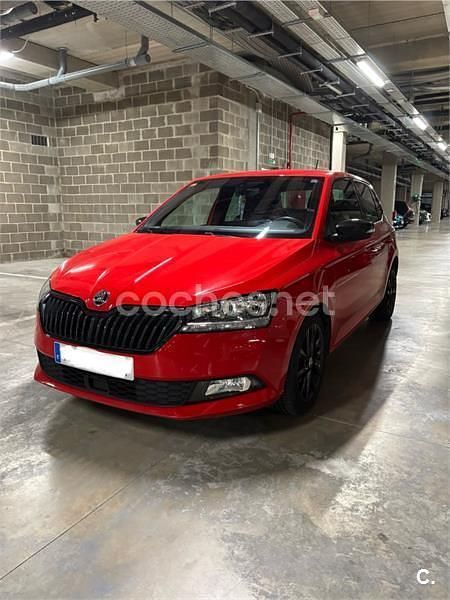 Usado Skoda Fabia Sport 95 CV (69 kW) 2021 Rojo Berlina