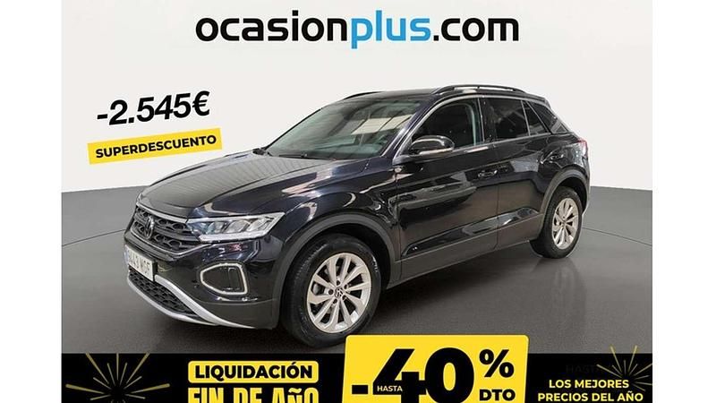 Negro Usado 2023 VW T-Roc Life SUV | 19.903 € (Super precio) - Imagen 1/4