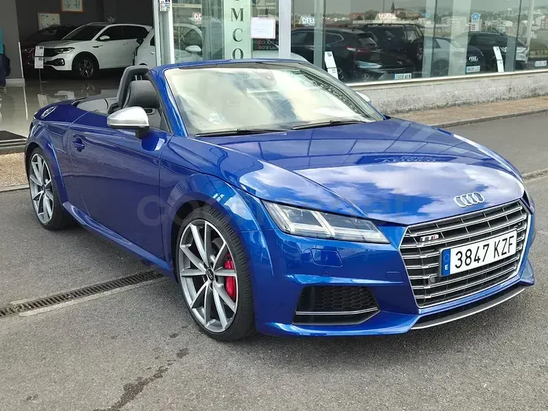 Usado Audi TT Roadster S-Line 310 CV (228 kW) 2017 Azul Descapotable