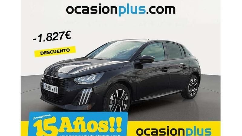 Negro Usado 2025 Peugeot 208 Allure Utilitario | 18.273 € (Buen precio) - Imagen 1/4