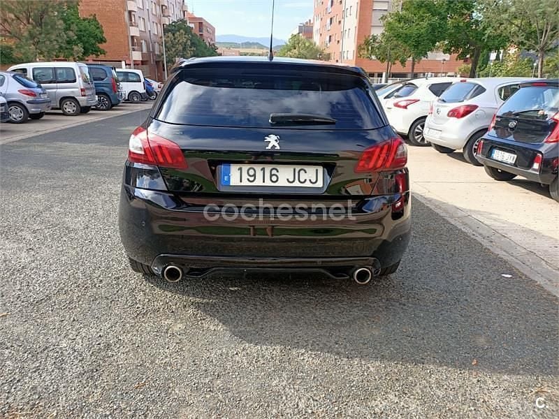 Negro Usado 2015 Peugeot 308 Allure Berlina | 6390 € (Super precio) - Imagen 1/4