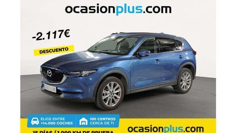 Azul Usado 2020 Mazda CX-5 SUV | 21.173 € (Buen precio) - Imagen 1/4