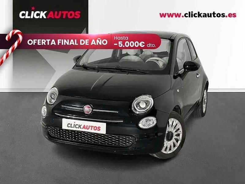 Negro Usado 2020 Fiat 500 Lounge Utilitario | 6800 € (Super precio) - Imagen 1/4