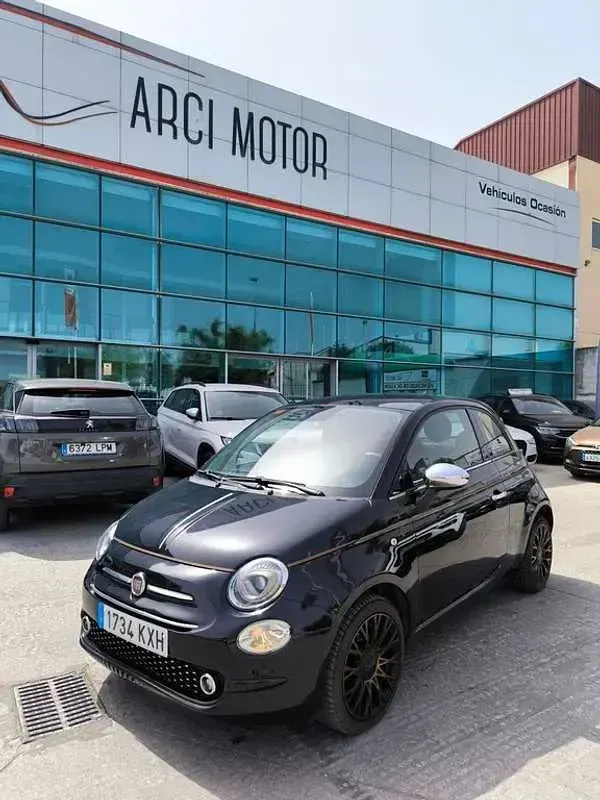 Usado Fiat 500 Collezione 69 CV (50 kW) 2019 Negro Utilitario
