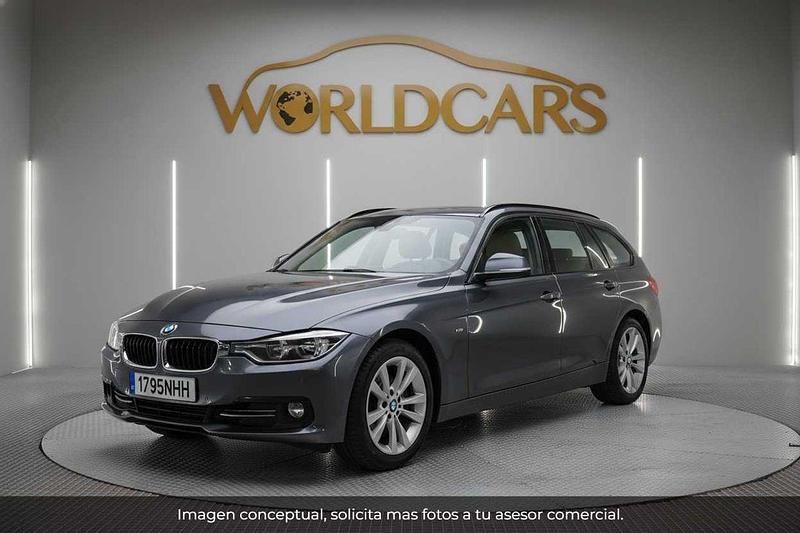 Gris Usado 2018 BMW 316 Familiar | 19.495 € - Imagen 1/4