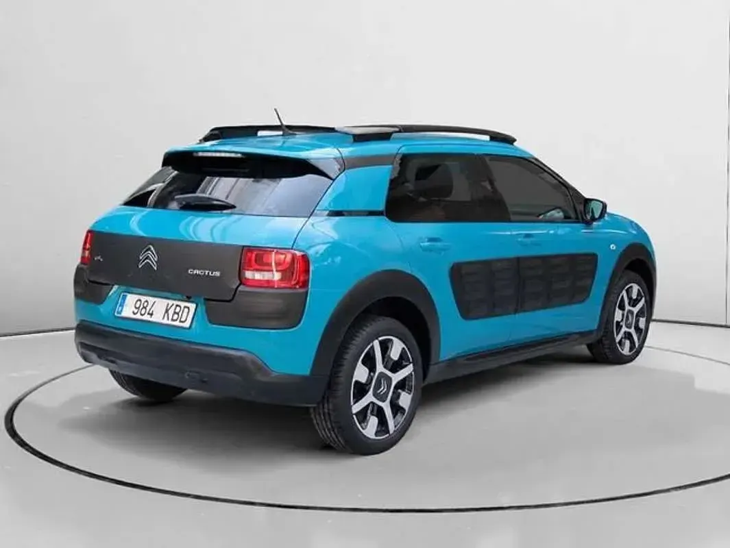 Usado Citroën C4 Cactus Shine 100 CV (73 kW) 2017 Azul Utilitario