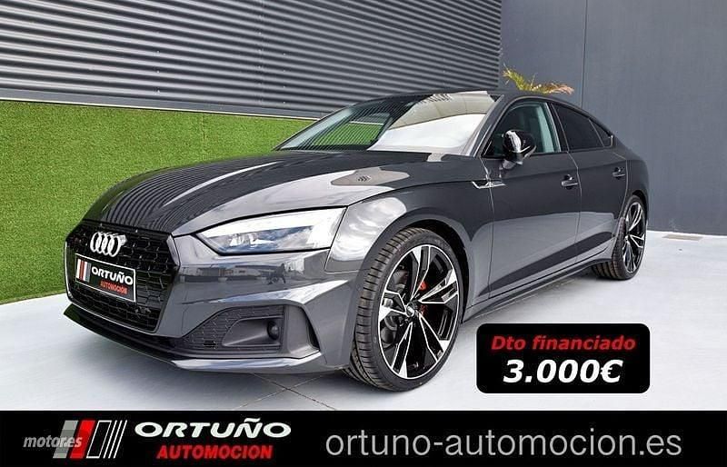 Gris Usado 2022 Audi A5 Sportback Utilitario | 35.490 € (Precio justo) - Imagen 1/4