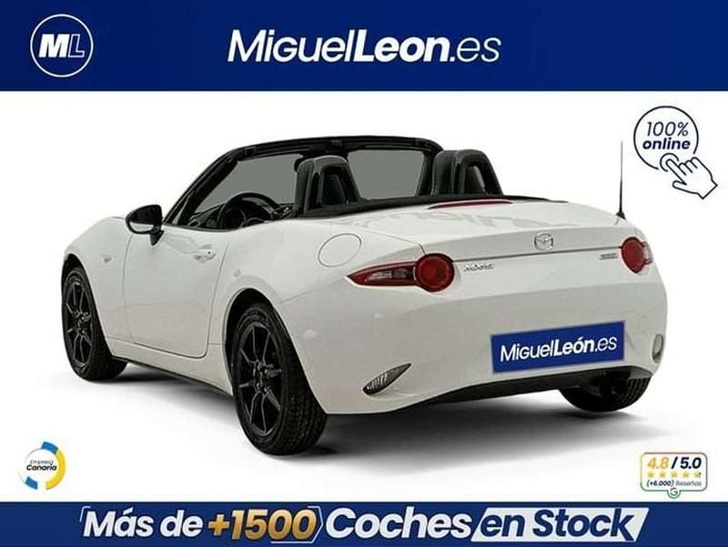 Usado Mazda MX5 131 CV (96 kW) 2019 Blanco Descapotable