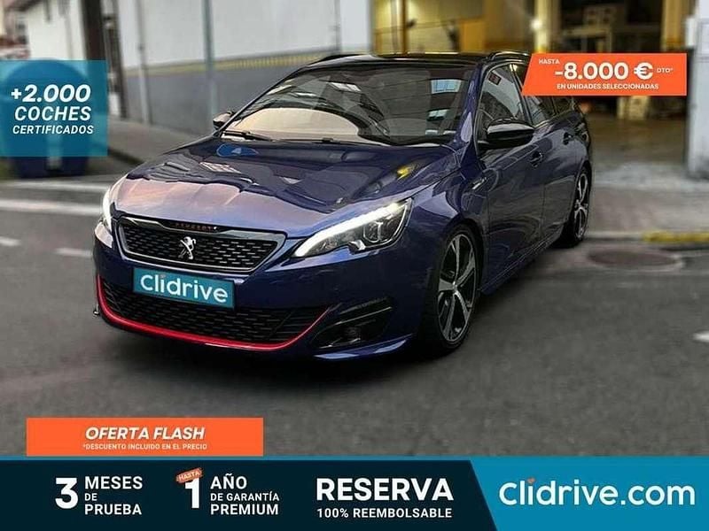 Azul Usado 2016 Peugeot 308 SW GT-line Familiar | 9490 € (Buen precio) - Imagen 1/3