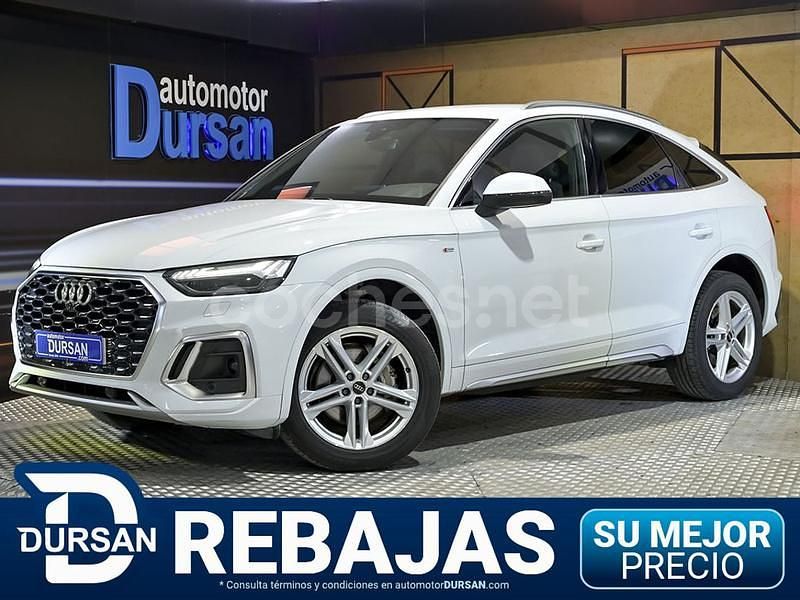Blanco Usado 2022 Audi Q5 Sportback S-Line SUV | 44.990 € (Un poco caro) - Imagen 1/4