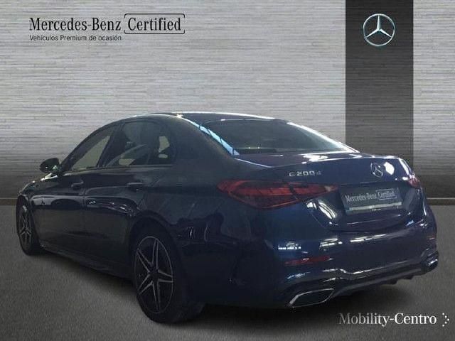 Usado Mercedes C200 AMG line 163 CV (119 kW) 2025 Negro obsidiana Berlina