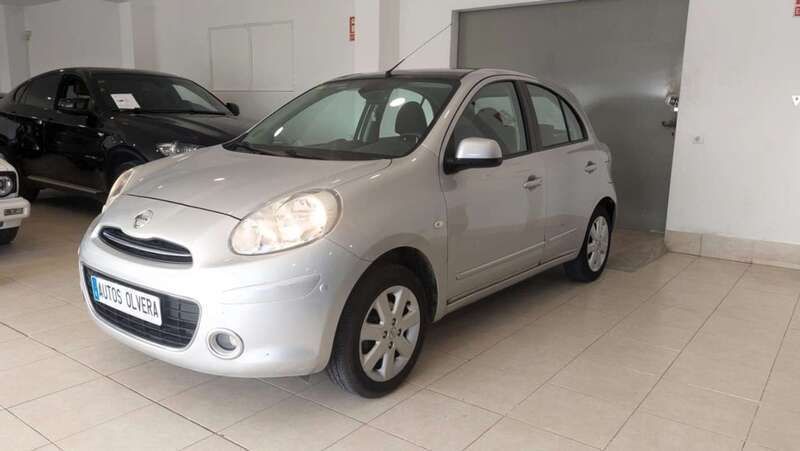 Plateado Usado 2011 Nissan Micra Acenta Utilitario | 5900 € (Precio justo) - Imagen 1/4