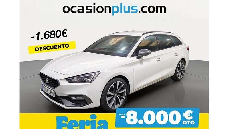 Blanco Usado 2021 Seat Leon ST FR Familiar | 16.810 € (Buen precio) - Imagen 1/4