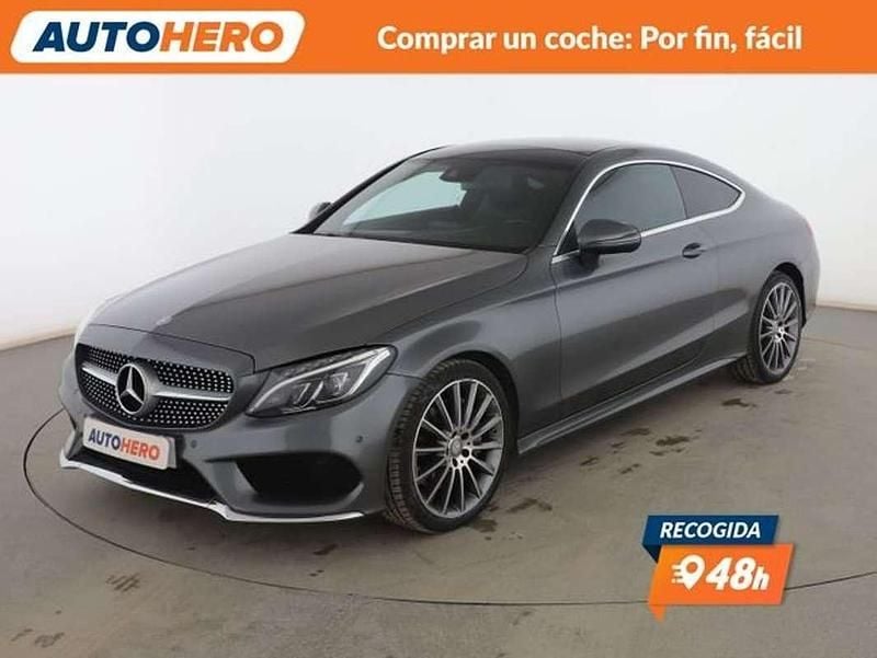 Usado Mercedes C250 AMG line 200 CV (147 kW) 2016 Gris Coupe