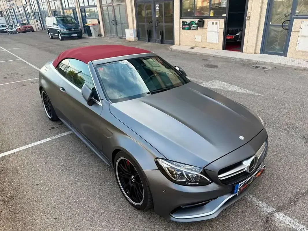 Usado Mercedes C63 AMG AMG 510 CV (375 kW) 2017 Gris Descapotable