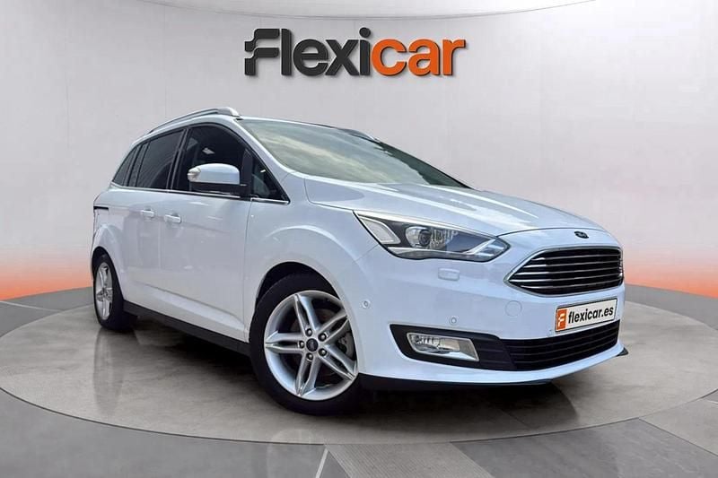 Blanco Usado 2017 Ford Grand C-Max Titanium Monovolumen | 12.990 € (Buen precio) - Imagen 1/4
