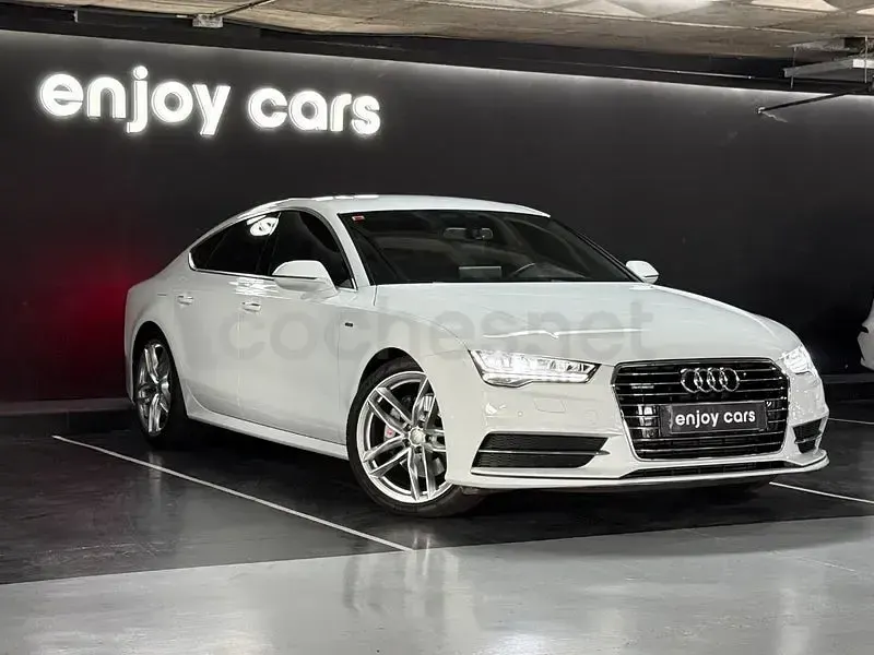 Usado Audi A7 Sportback S-Line 320 CV (235 kW) 2017 Blanco Utilitario