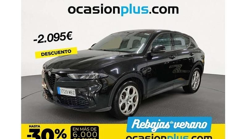 Negro Usado 2022 Alfa Romeo Tonale Sprint SUV | 20.955 € (Precio justo) - Imagen 1/4