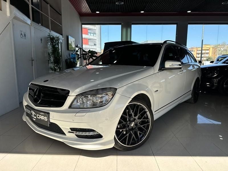 Usado Mercedes C200 Avantgarde 184 CV (135 kW) 2011 Blanco Familiar