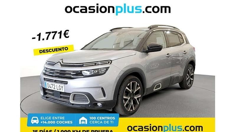 Gris Usado 2020 Citroën C5 Aircross Shine SUV | 17.719 € (Precio justo) - Imagen 1/4