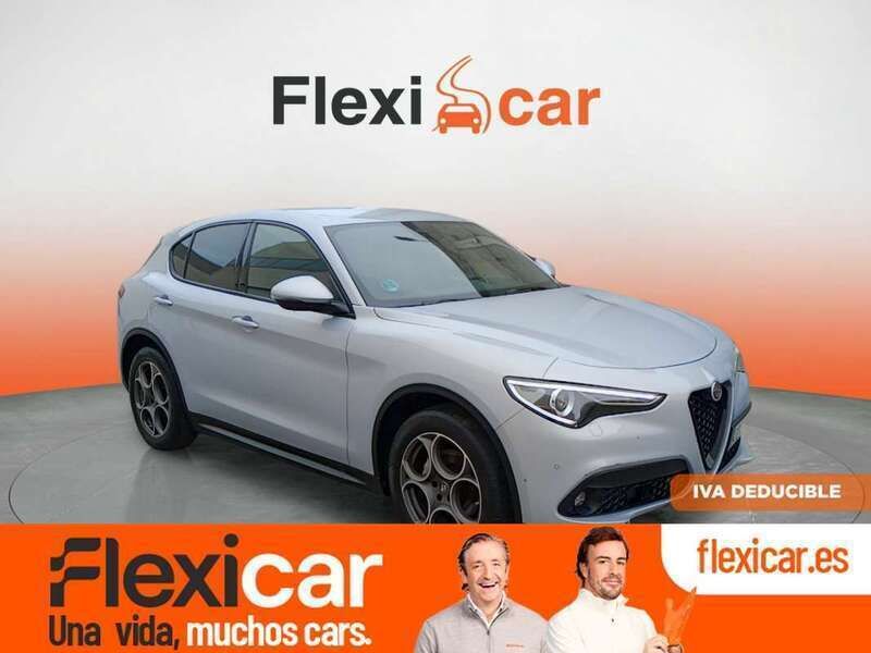 Gris Usado 2022 Alfa Romeo Stelvio Sprint SUV | 28.990 € (Precio justo) - Imagen 1/4