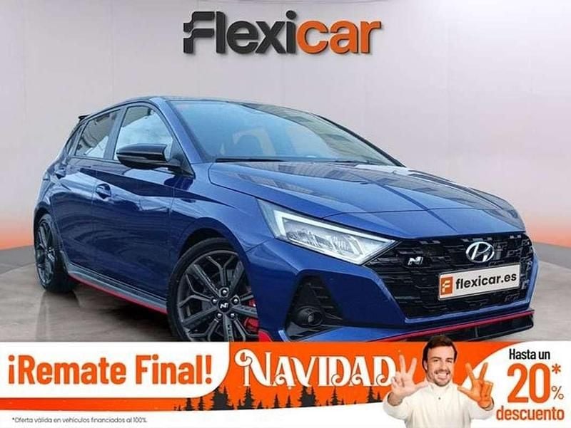 Azul Usado 2021 Hyundai i20 Utilitario | 25.690 € (Caro) - Imagen 1/4
