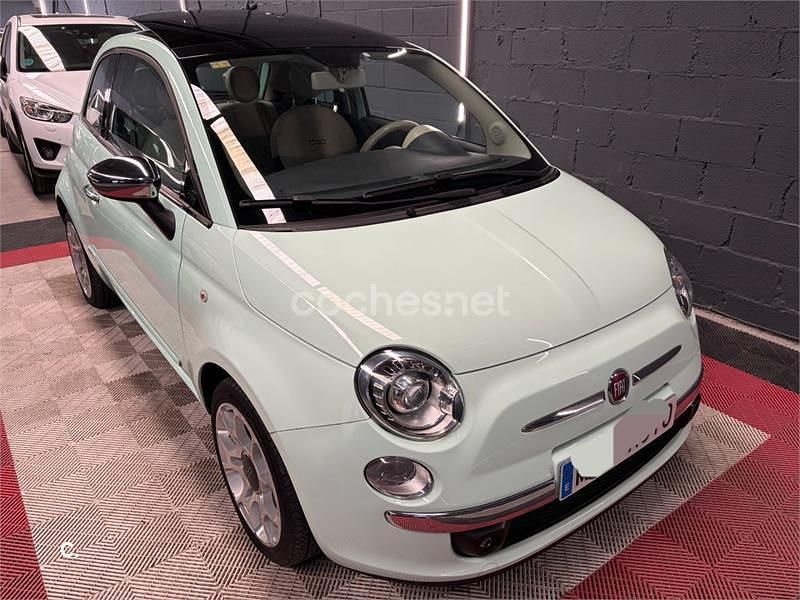 Usado Fiat 500 69 CV (50 kW) 2014 Verde Berlina