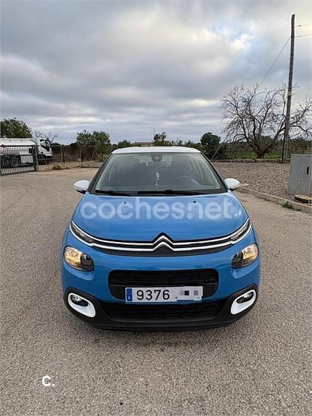 Usado Citroën C3 99 CV (72 kW) 2018 Azul Utilitario