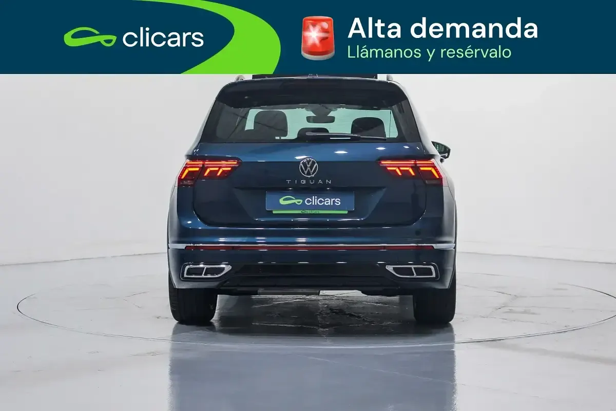 Usado VW Tiguan R-line 150 CV (110 kW) 2022 Azul SUV