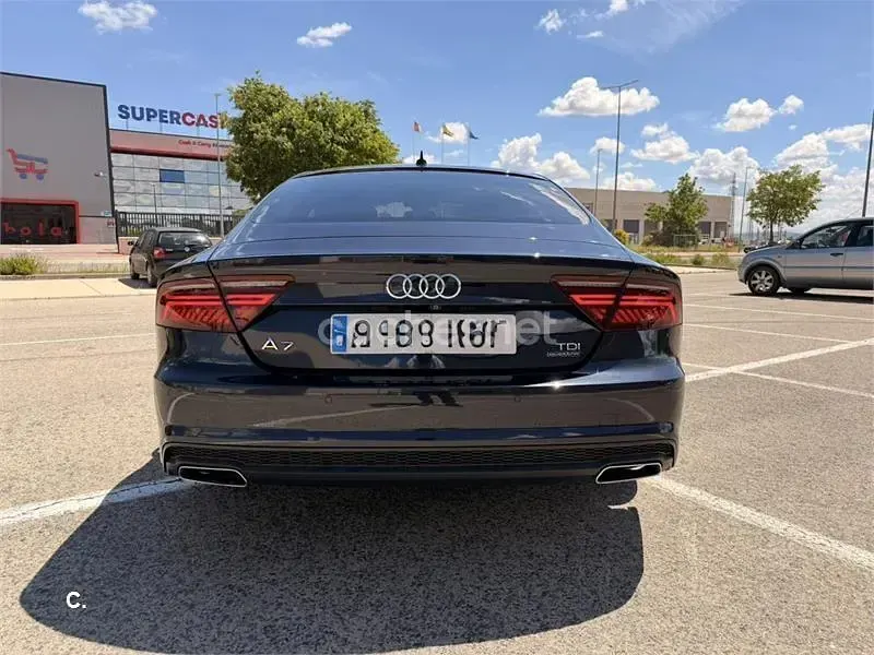 Usado Audi A7 Sportback S-Line 272 CV (200 kW) 2017 Azul Utilitario
