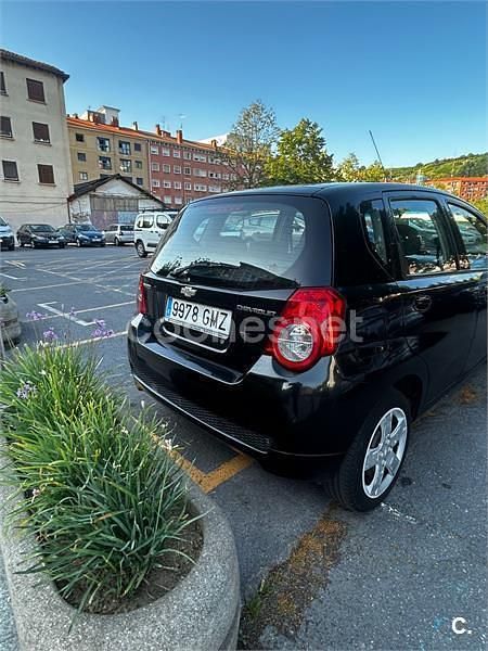 Usado Chevrolet Aveo LT 100 CV (73 kW) 2009 Negro Berlina