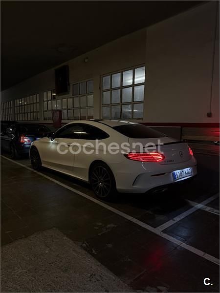 Usado Mercedes C250 AMG line 204 CV (150 kW) 2017 Blanco Coupe