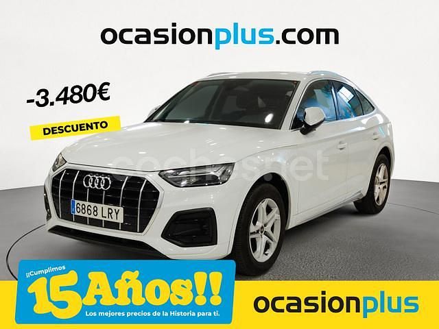 Blanco Usado 2021 Audi Q5 Sportback Advanced Plus SUV | 38.290 € (Precio justo) - Imagen 1/4