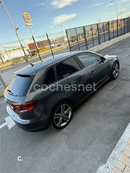 Usado Audi A3 S-Line 150 CV (110 kW) 2015 Gris / plata Berlina